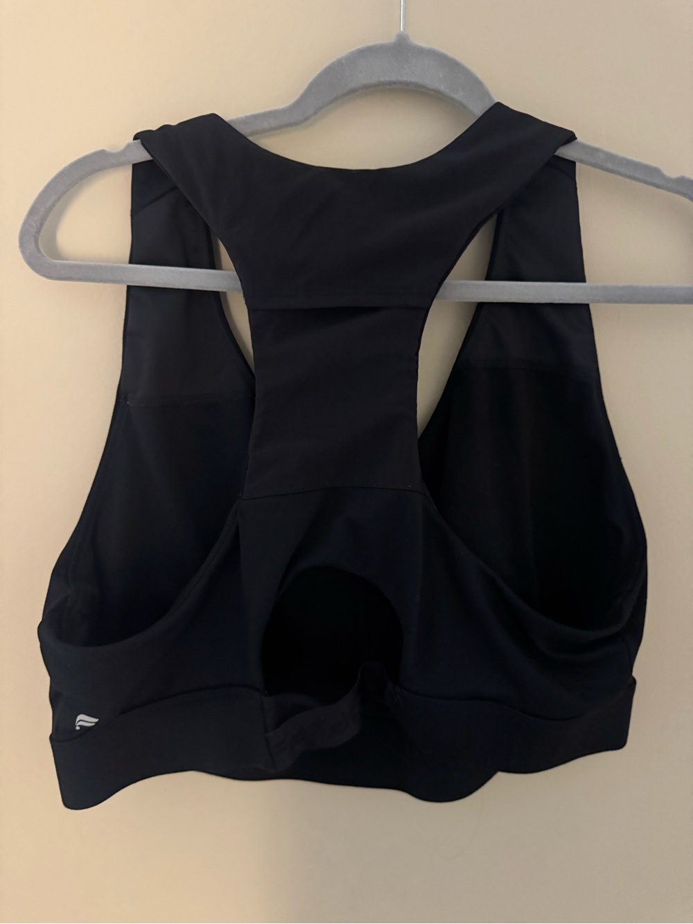 Fabletics Black Racerback Sports Bra - Picture 2 of 4